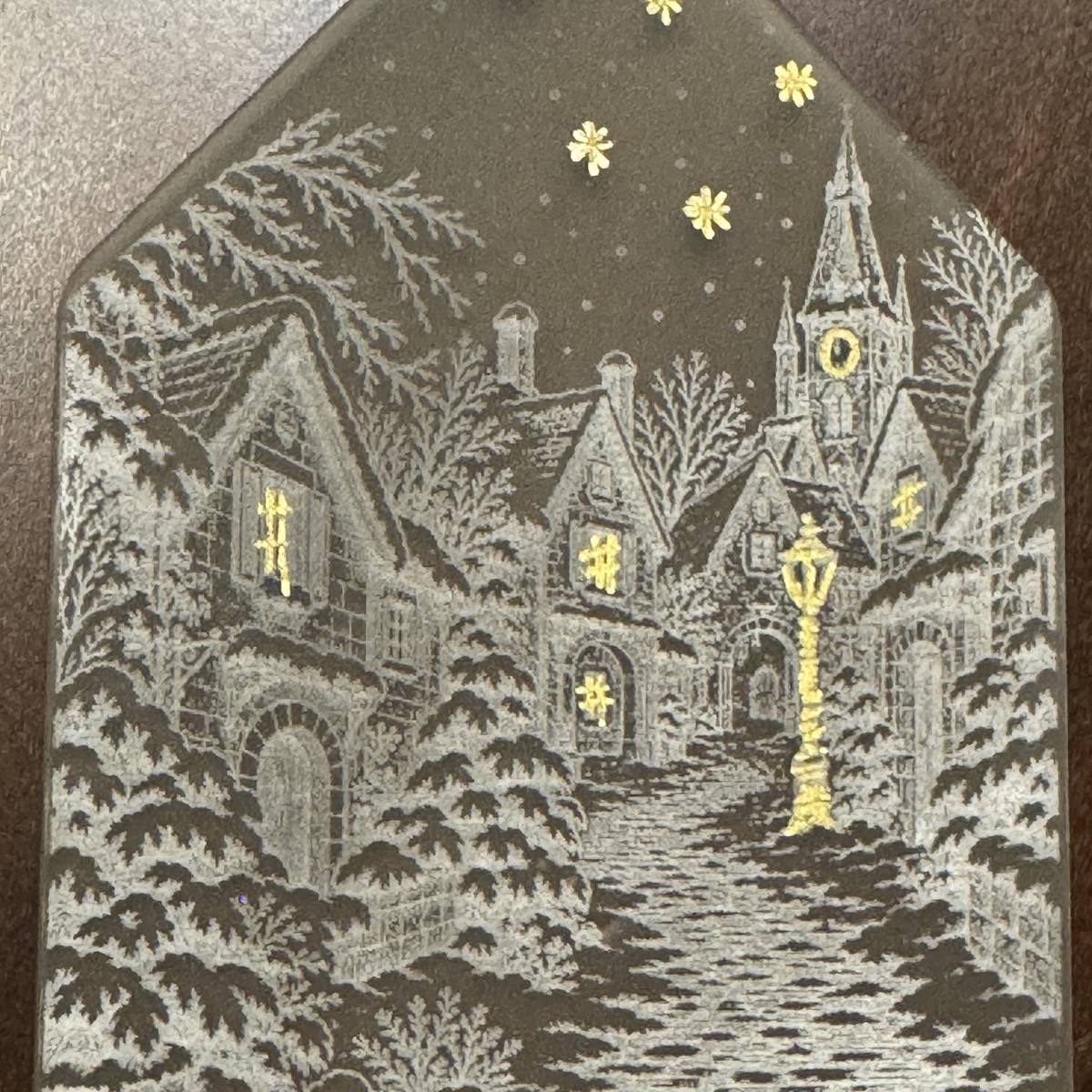 The Clocktower Village — Hand-Painted Acrylic Ornament