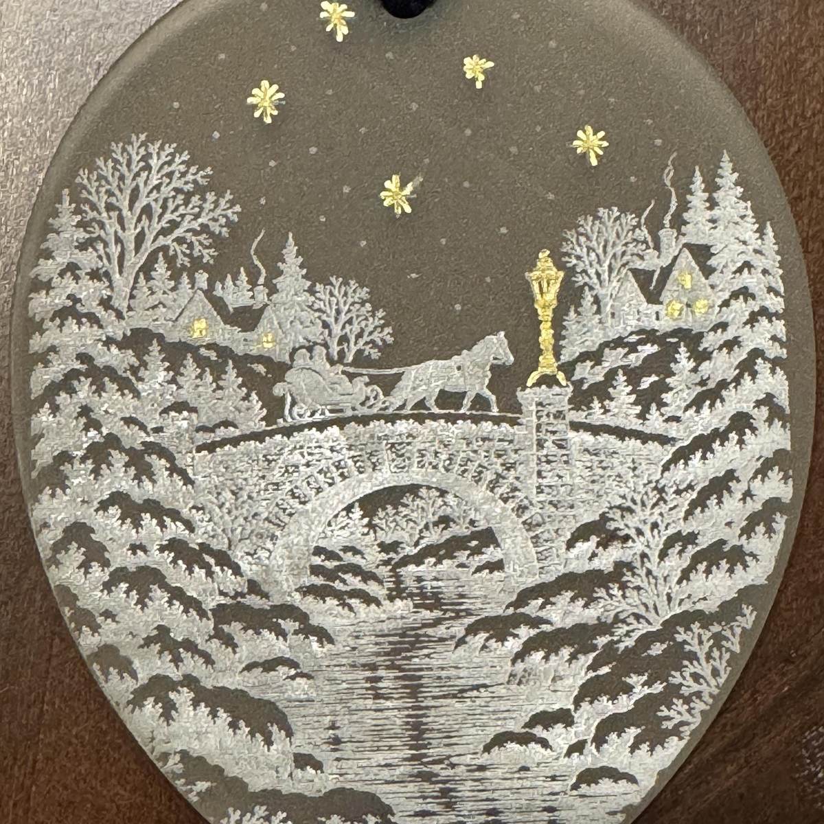 The Winter Village Collection — Hand-Painted Acrylic Ornament